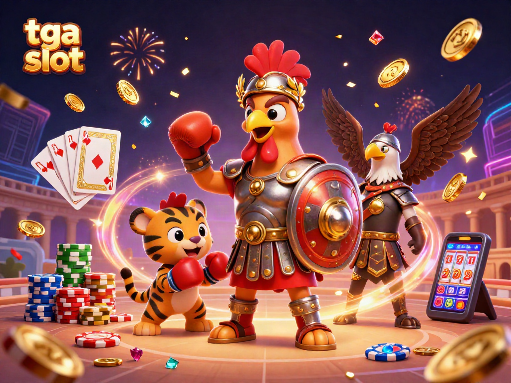 เล่นสล็อต tga slot กับไก่กลาดิเอเตอร์ในอารีน่า