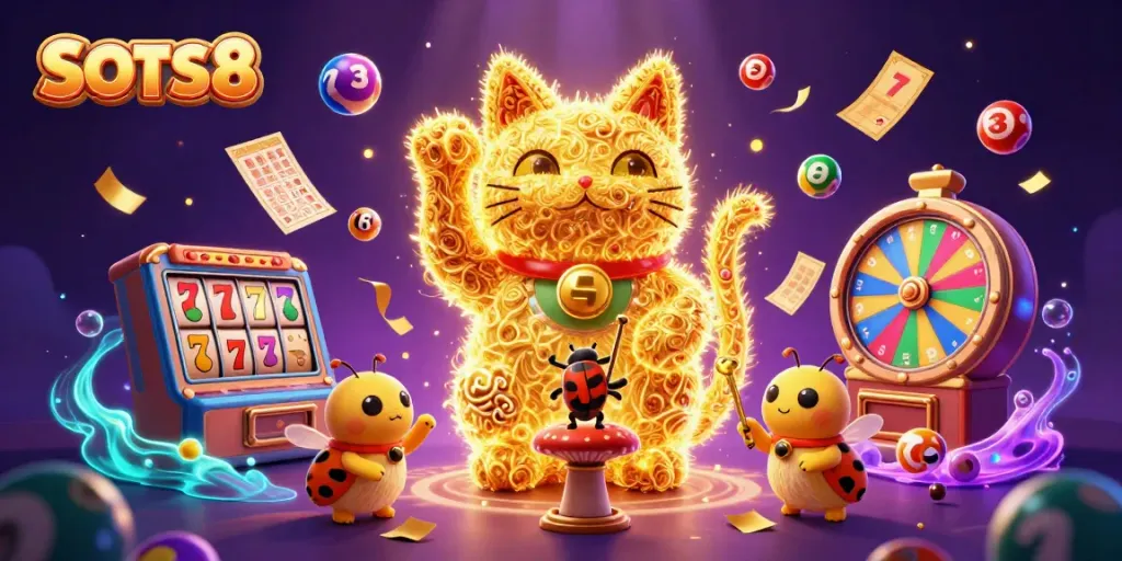 Engage with SLOTS8 by experiencing thrilling slot adventures in a vibrant casino-themed world.