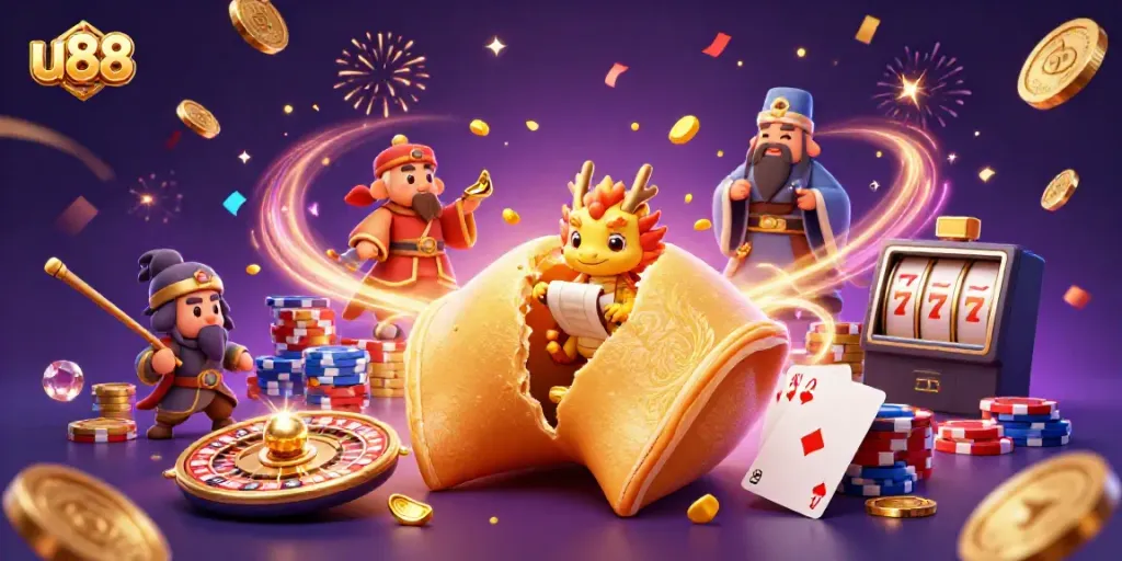 Experience thrilling wins at u88 casino with dynamic characters and glittering game elements!