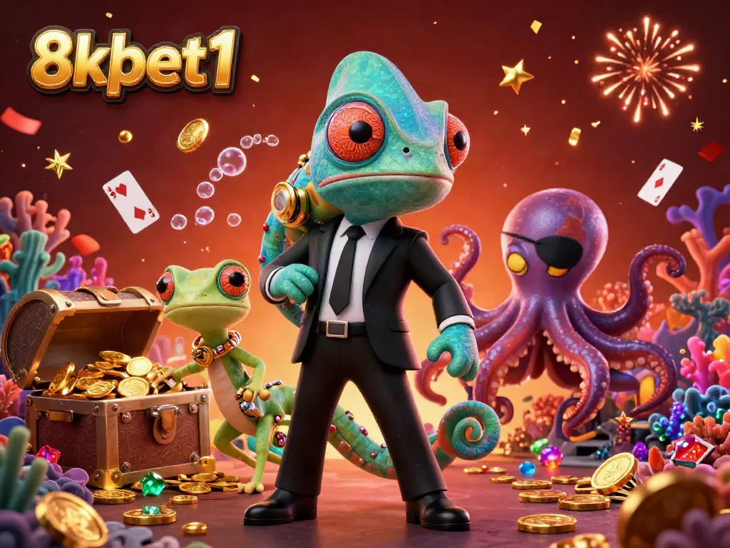 Win big with engaging visuals at 8xbet1 featuring dynamic characters and vibrant casino elements.